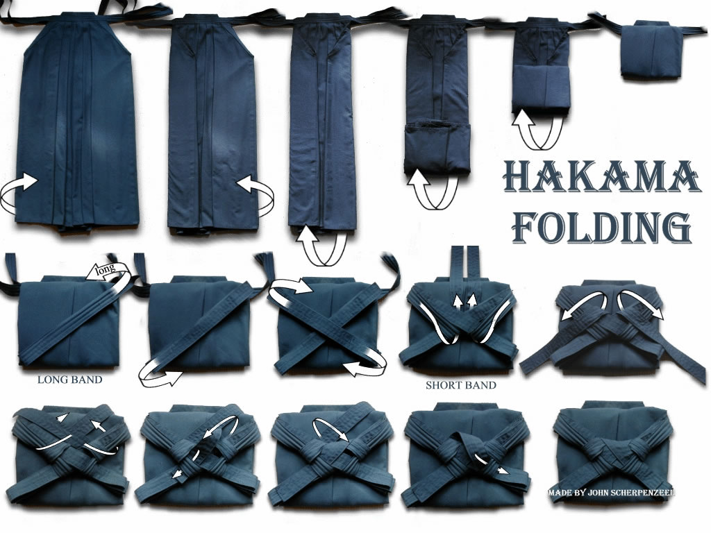 Comment plier son Hakama de Kendo