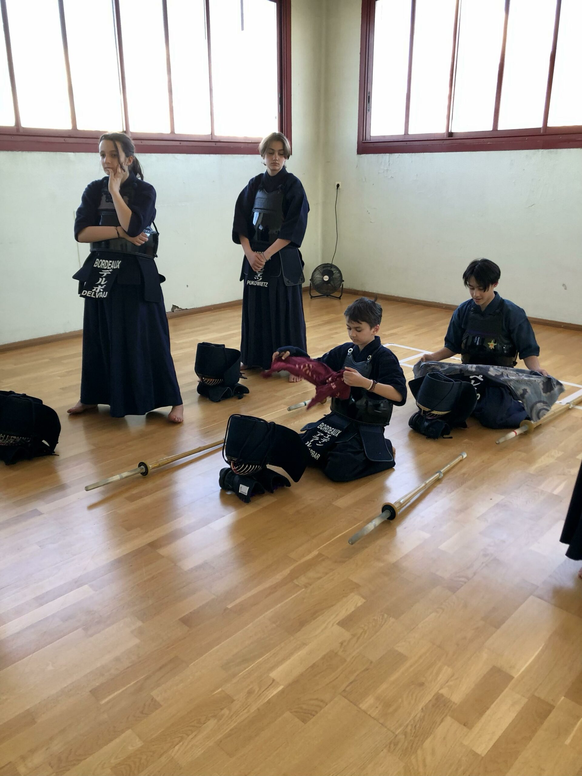 Passage de grades jeunes Kyusha - Kendo Bordeaux